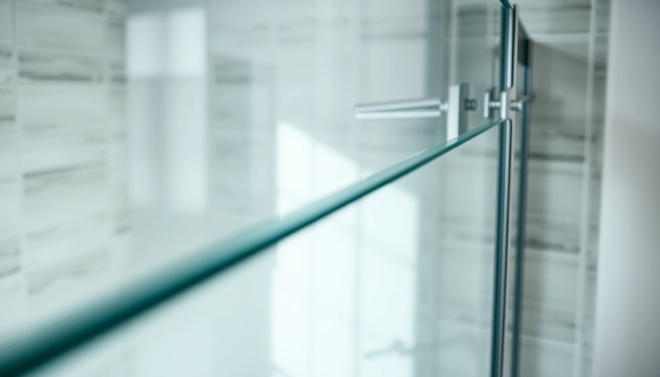 Showcase a modern shower screen sliding door featuring sleek glass and chrome in a stylish bathroom.