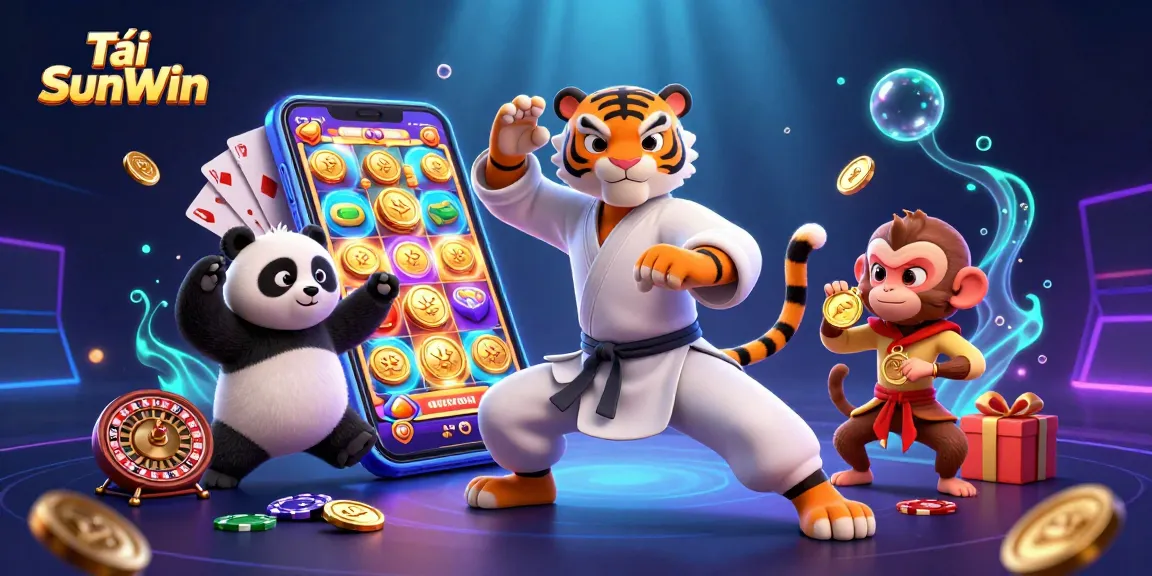 Tải SunWin offers exciting gaming experiences with thrilling characters and vibrant casino elements.