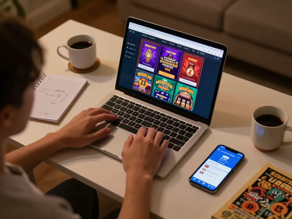 Player interacting with the KKWIN LINK online casino interface while strategizing their next bet.