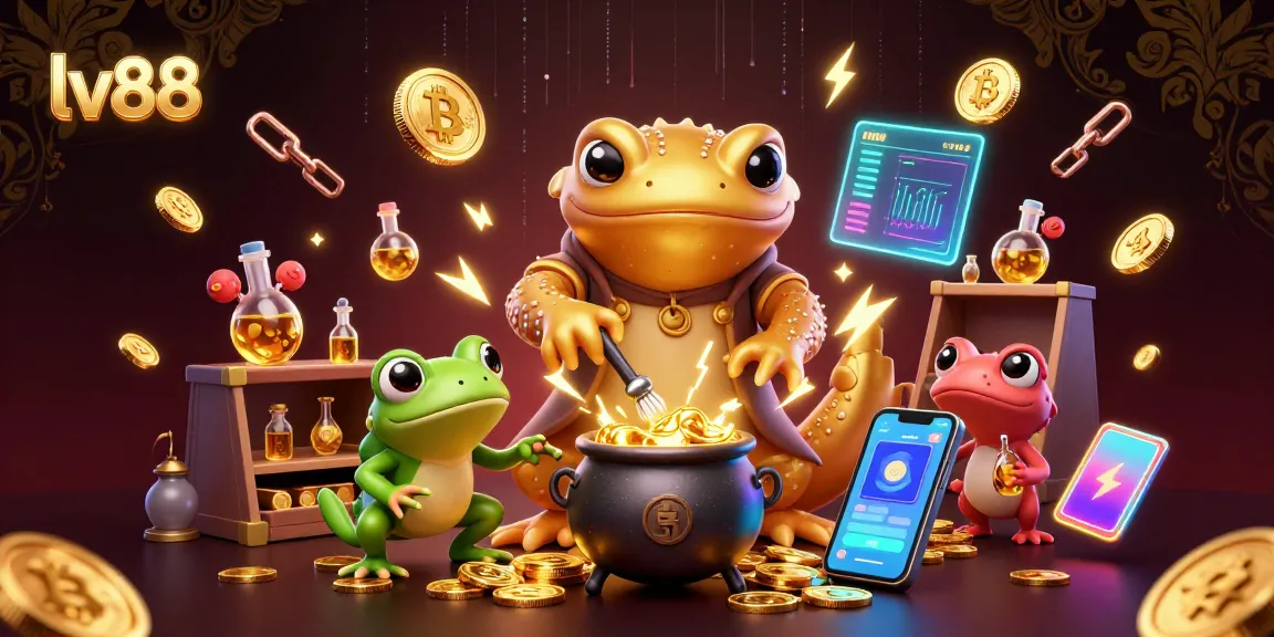 Experience thrilling gaming action at lv88 with magical alchemists and digital currency elements.