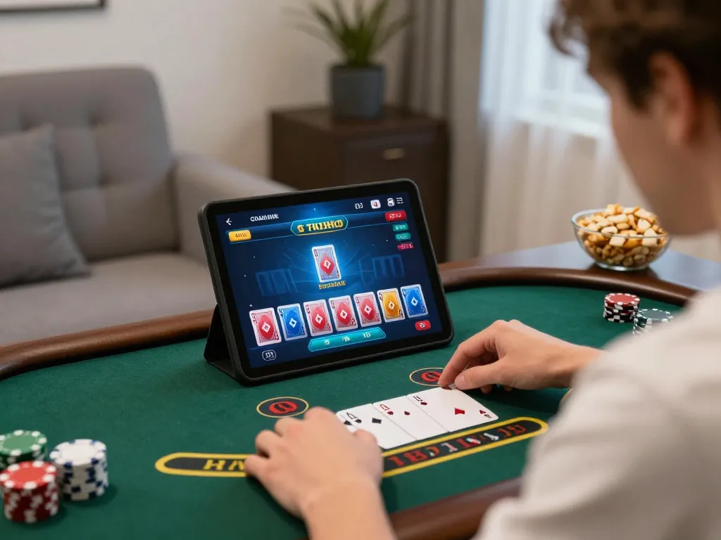 Tampering and strategizing while playing tg88 blackjack on a tablet at home for a thrilling experience