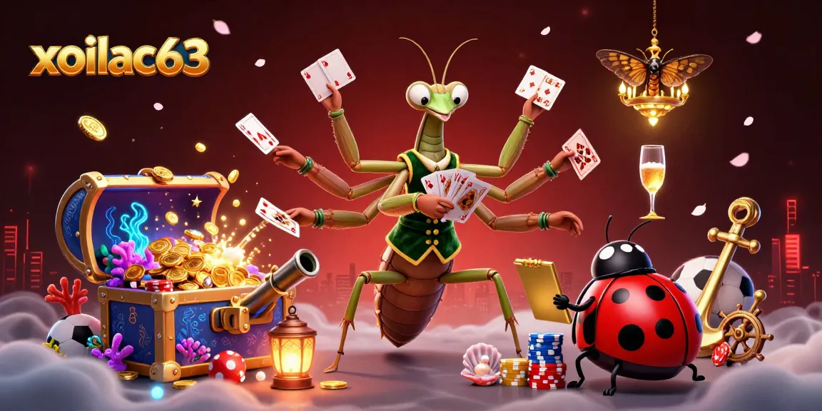 Xoilac63 entertains gamblers with vibrant sports themes and dynamic 3D casino characters.