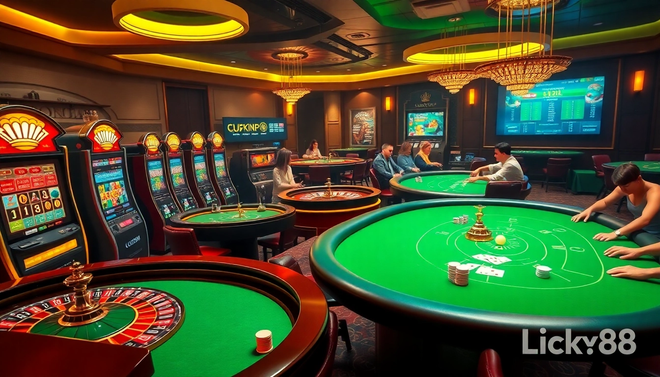 Experience the excitement at https://luck8.locker/ with vibrant slot machines and engaging casino tables.