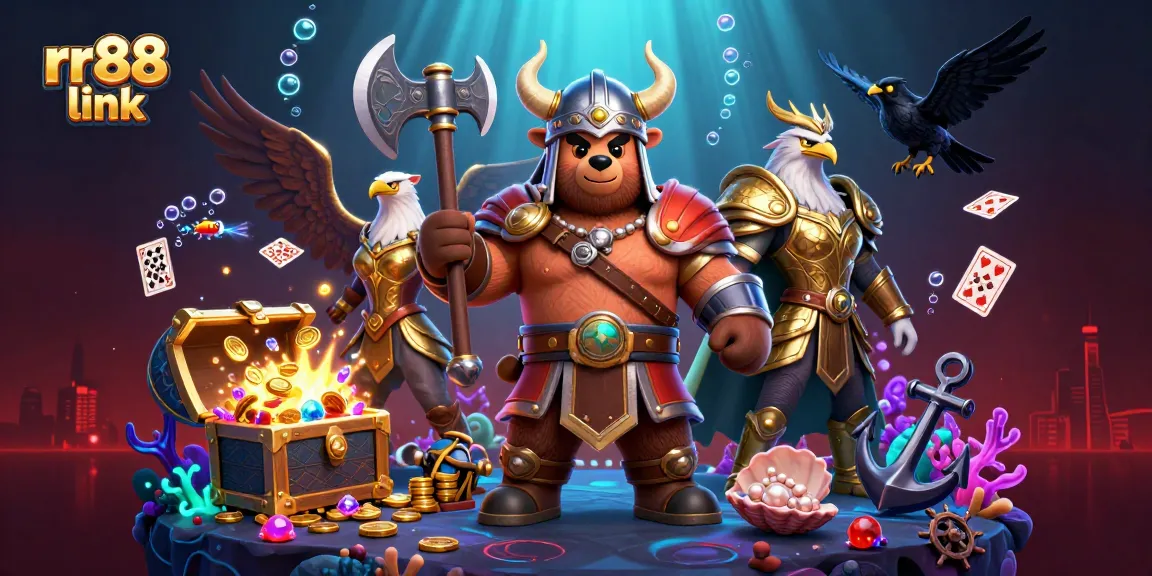 Experience thrilling gaming with rr88 link in this vibrant casino scene featuring iconic characters and dynamic elements.