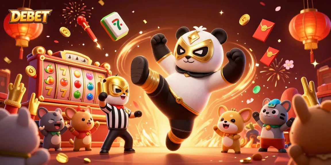 Experience the excitement of DEBET's online gaming with a vibrant, action-packed scene showcasing dynamic characters and elements.