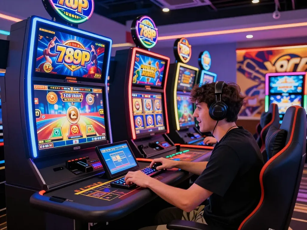 Player engaging in the 789P online gaming environment, showcasing excitement and modern gaming features.