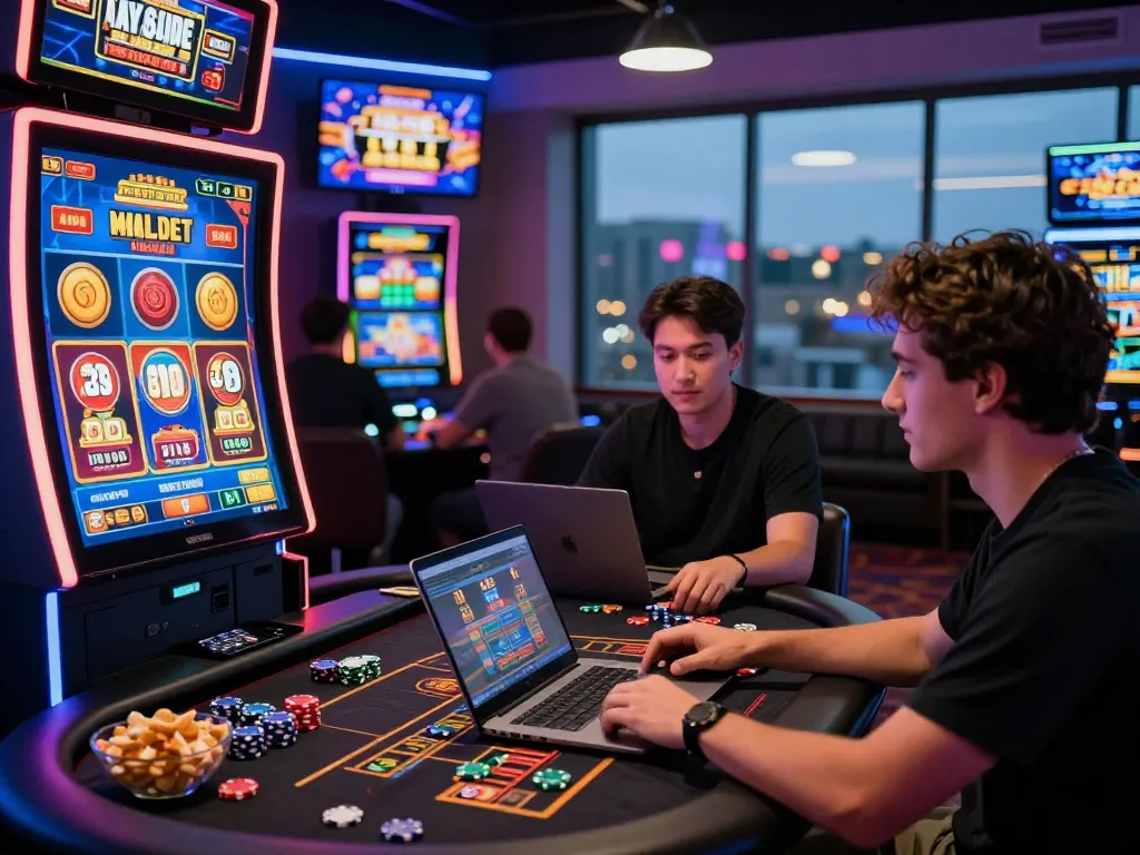 Engaging players at https://bomwin.jp.net/ enjoying a vibrant online gambling experience with live dealer games and interactive gaming.