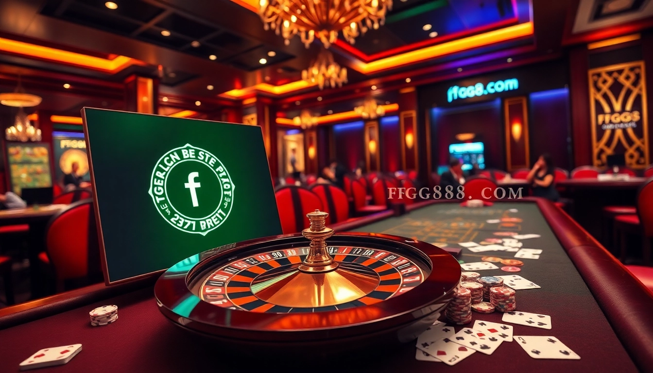 Experience the excitement of high-stakes gaming at ffgg88.com with dynamic casino visuals.