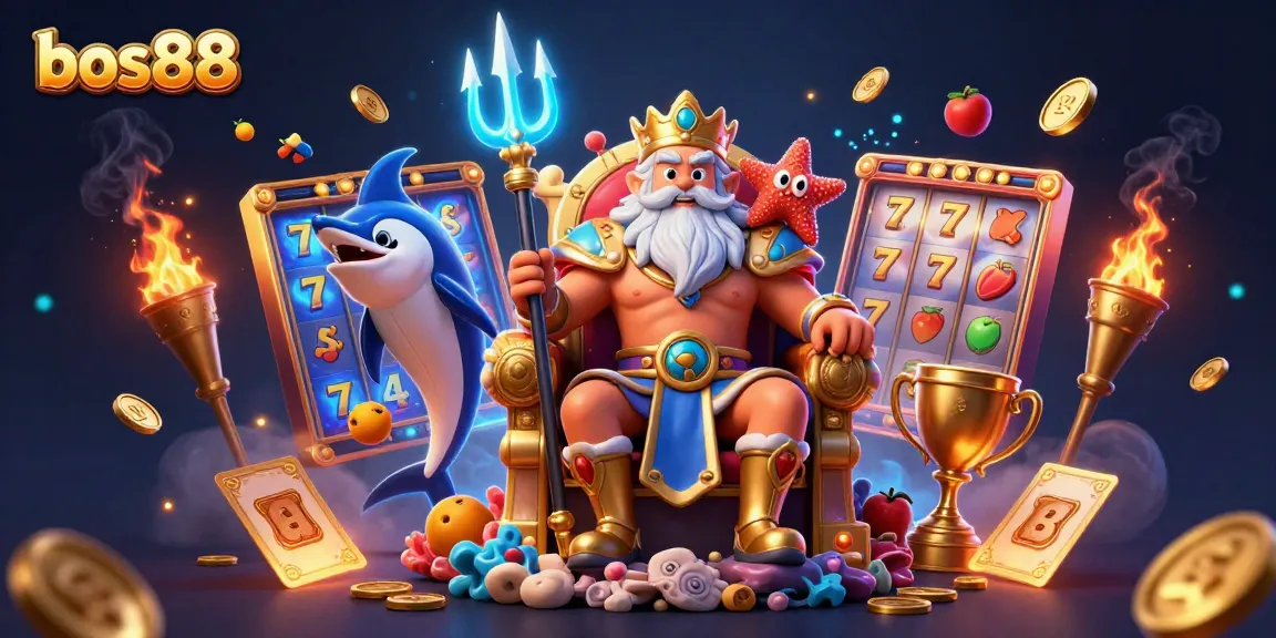 Experience exciting gameplay and exclusive offers at bos88 with vibrant 3D slot reels and casino elements.